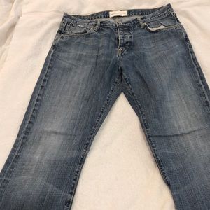 Size 34 paper denim and cloth jeans